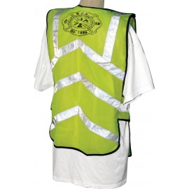 5-Point Break Mesh Fluorescent Lime Safety Vest Rx with logo  5-Point Break Mesh Fluorescent Lime Safety Vest Rx with logo