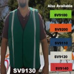 Personalized Economy Dark Green Mesh Safety Vest