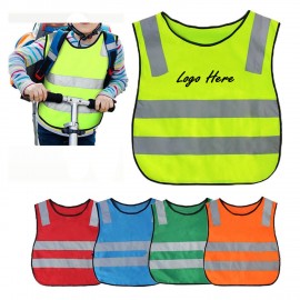 Small MOQ 100pcs Kids Reflective Safety Vest with logo  Small MOQ 100pcs Kids Reflective Safety Vest with logo