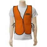 Custom Printed:Logo Branded No Stripe Daylight Safety Vest