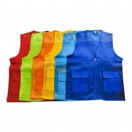 Volunteer Custom Advertising Mesh Vest with logo  Volunteer Custom Advertising Mesh Vest with logo