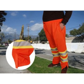 ANSI ISEA Class E Safety Pants - Neon Orange with logo  ANSI ISEA Class E Safety Pants - Neon Orange with logo