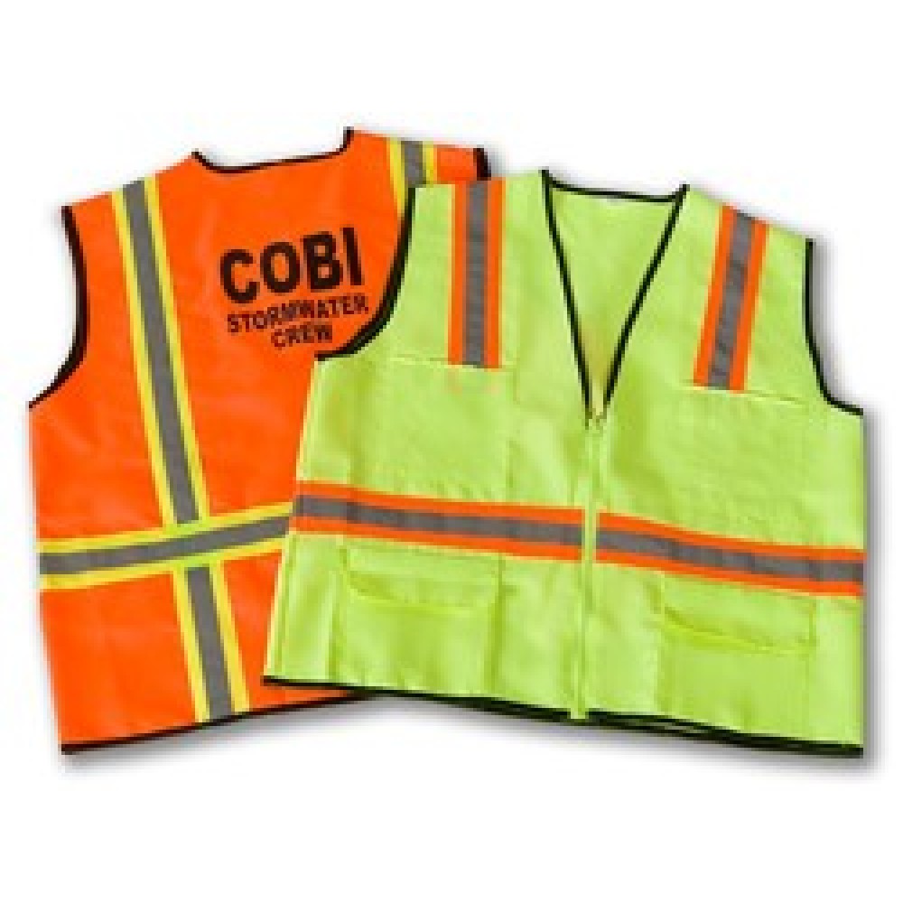 Logo Branded Construction Deluxe Safety Vest Logo Branded Construction Deluxe Safety Vest