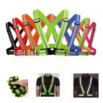 Reflective Safety Straps Vest Logo Branded