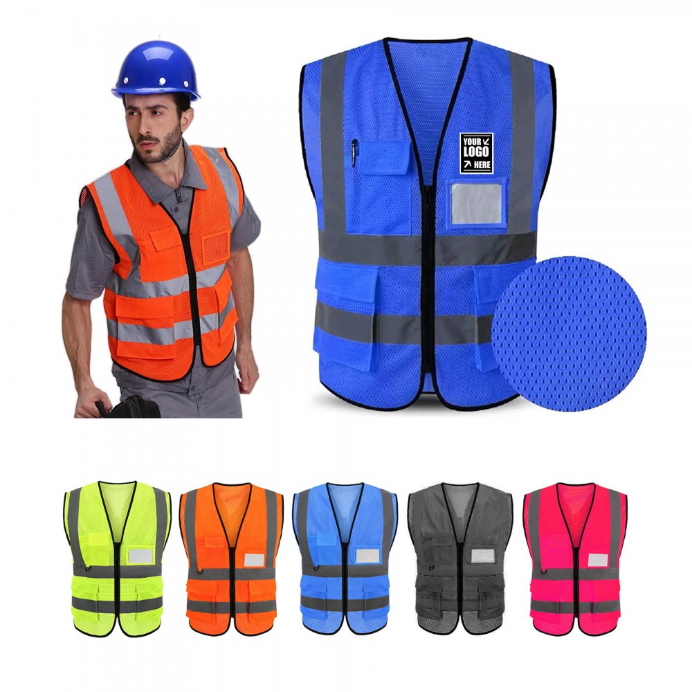 Custom Printed Mesh Safety Reflective Vest Custom Printed Mesh Safety Reflective Vest
