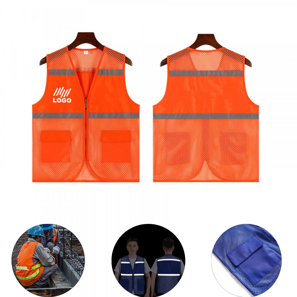 Reflective Safety Vest with logo