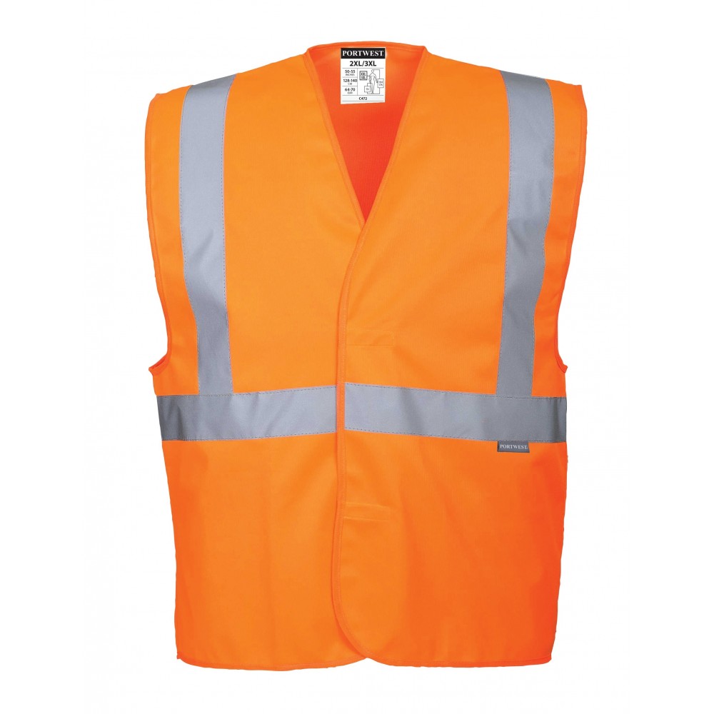 Custom Imprinted Hi-Vis One Band & Brace Vest Custom Imprinted Hi-Vis One Band & Brace Vest