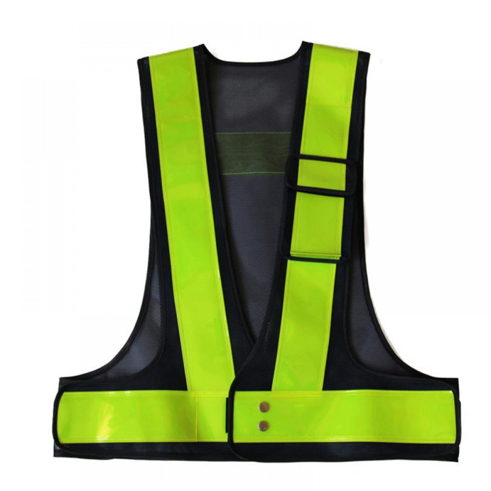Custom Imprinted Reflective Night Running Vest with Adjustable Strap Custom Imprinted Reflective Night Running Vest with Adjustable Strap