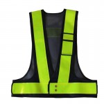 Custom Imprinted Reflective Night Running Vest with Adjustable Strap