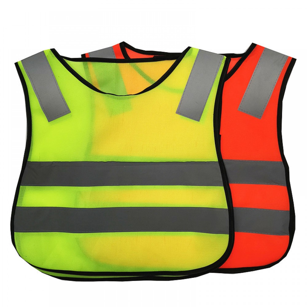 Custom Imprinted Child Hi-VIS Reflective Safety Vest Custom Imprinted Child Hi-VIS Reflective Safety Vest