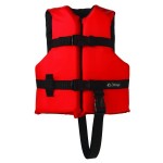 Logo Branded Kemp USA Red Child Universal Life Vest