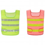 Mesh Fabric Reflective Vest Custom Printed