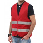 Reflective Safety Vest with custom logo Custom Imprinted
