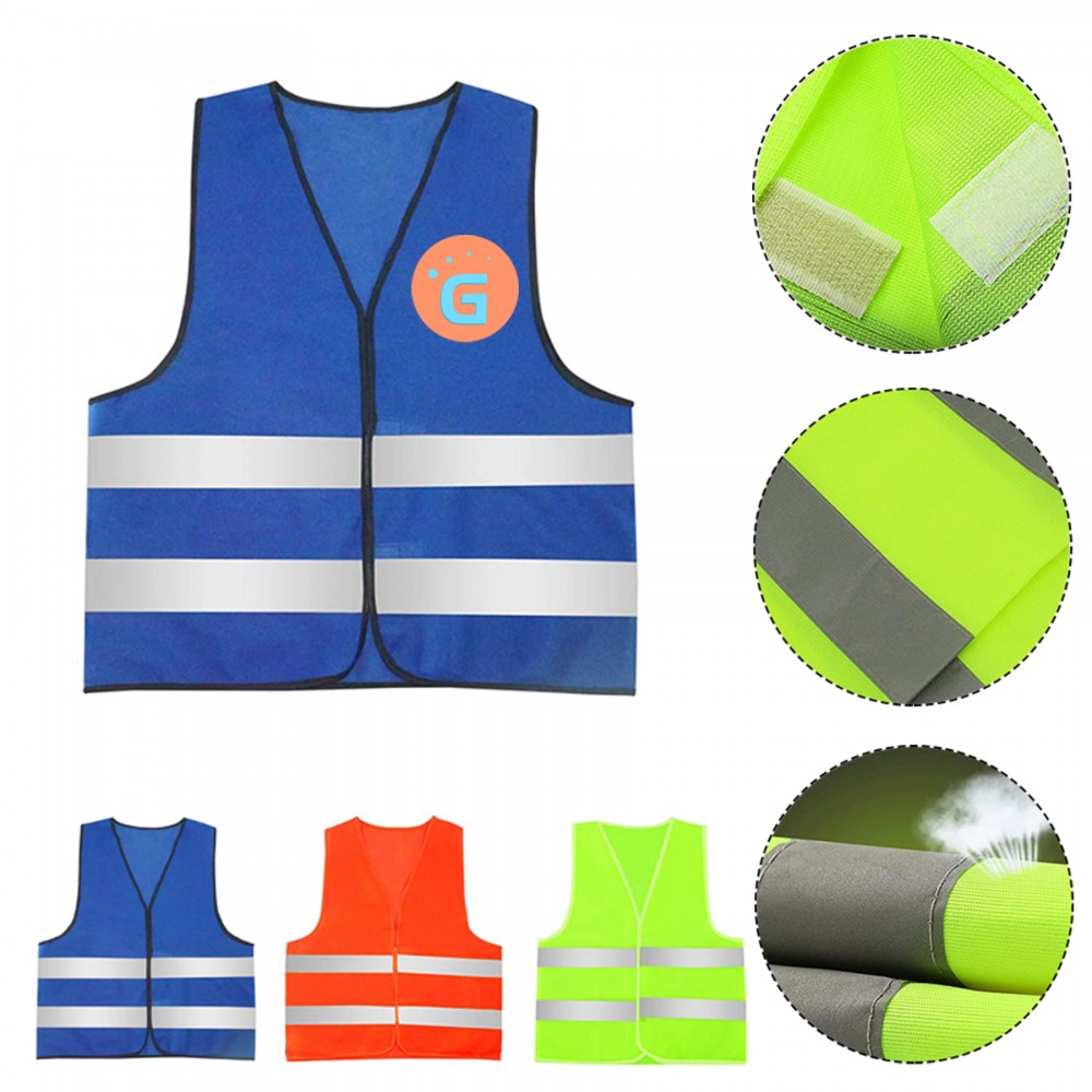 Custom Printed Reflective Safety Vest Custom Printed Reflective Safety Vest