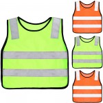 High Visibility Kids Safety Vest MOQ 10 PCS with logo
