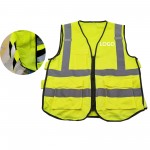Adjustable Reflective Safety Vest with logo