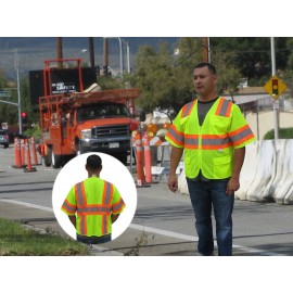 3C Products ANSI/ISEA 107-2015 3M Class 3 Safety Vest with Pockets with logo