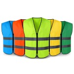 Reflective High Visibility Safety Vest Custom Printed