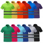 Custom Printed Breathable Reflective Safety T-shirt
