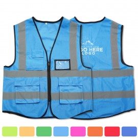 Custom Printed:Logo Branded High Visibility Reflective Vest  Custom Printed:Logo Branded High Visibility Reflective Vest