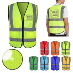 Highly Reflective Mesh Vest Custom Printed