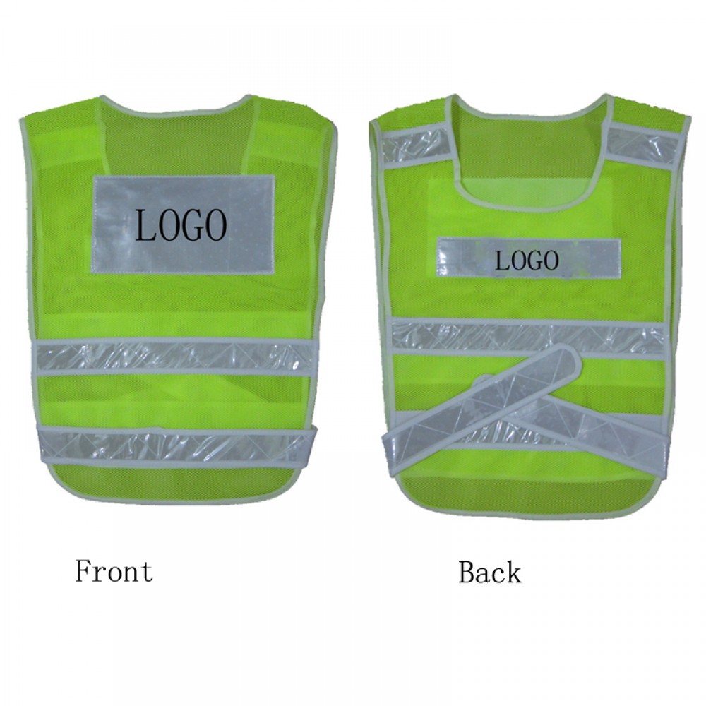 Custom Imprinted Reflective Safety Vest Custom Imprinted Reflective Safety Vest