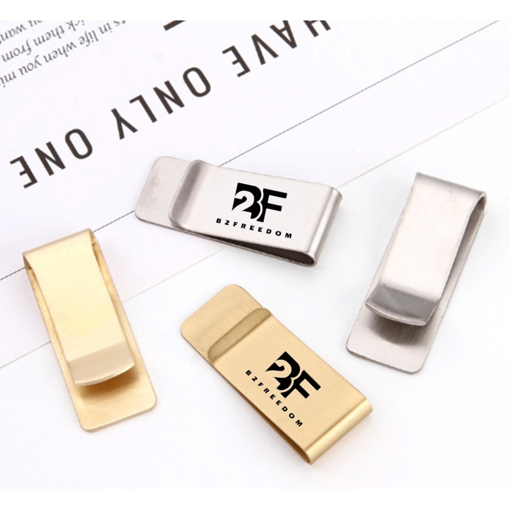 Custom Printed Money Clip Credit Card holder Custom Printed Money Clip Credit Card holder