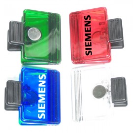 Personalized Jumbo Size Rectangular Magnetic Memo Clip w/Strong Grip