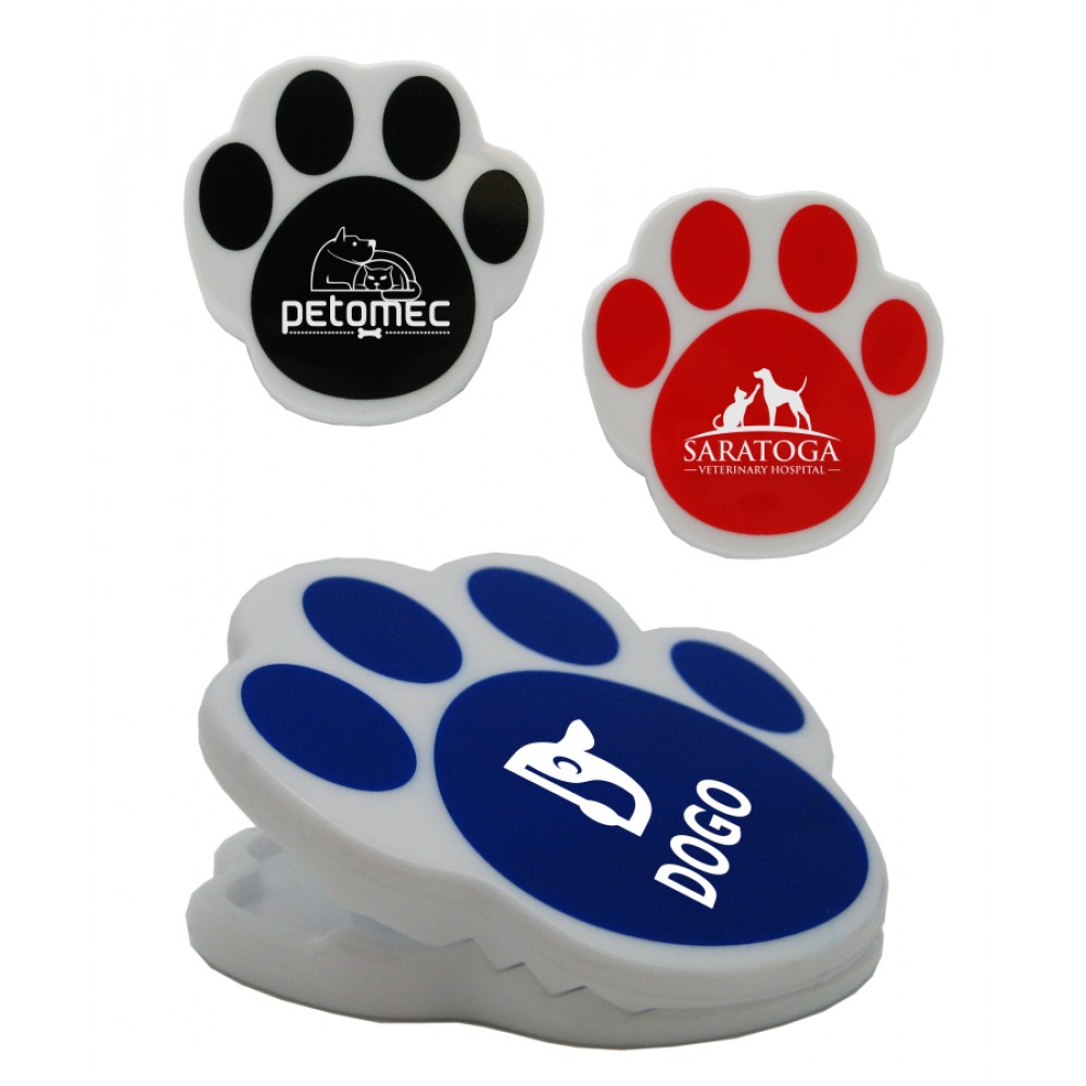 Personalized Heavy-Duty Pet Paw Magnet Clip