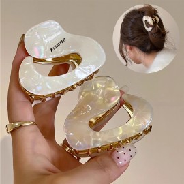 Metal Claw Clips for Thin Hair with Logo