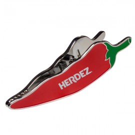 Custom Imprinted Pepper Metal Clip w/Magnet