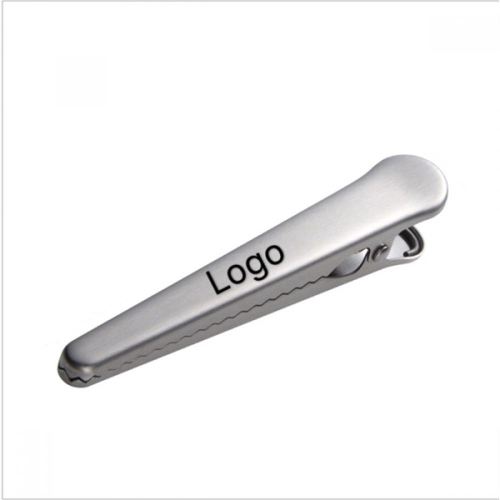 Custom Imprinted Stainless Steel Sealing Clip Custom Imprinted Stainless Steel Sealing Clip