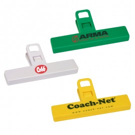 Large Plastic Bag Clip Custom Imprinted  Large Plastic Bag Clip Custom Imprinted