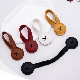Travel Magnetic Leather Hat Clip Holder Travel Gear Logo Branded