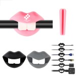 Creative Tooth Shape Desk Cable Clips Custom Printed