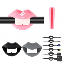 Creative Tooth Shape Desk Cable Clips Custom Printed