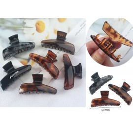 Acrylic Clear Hair Claw Clips Custom Imprinted