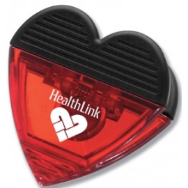 Promotional Translucent Heart Clip  Promotional Translucent Heart Clip