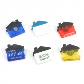 Custom House Shaped Magnetic Clip  Custom House Shaped Magnetic Clip