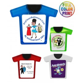 Logo Branded T-Shirt Shaped Magnet Clip  Logo Branded T-Shirt Shaped Magnet Clip
