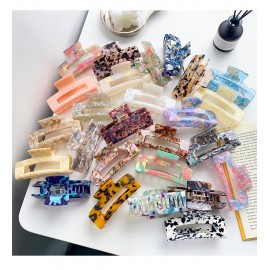 Colorfull Hair Clip ( Large ) with Logo