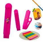 Personalized Clip-n-Seal Clip 5 pack-Magenta Pink
