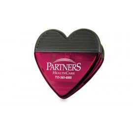 Heart Shaped Magnetic Clip for Fridge Memo with Logo