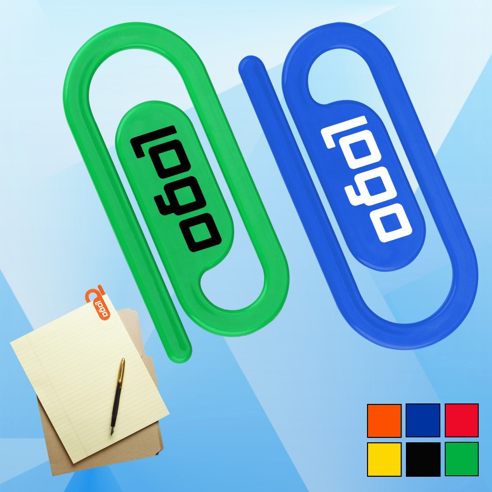 Customized 3 1/2'' Jumbo Size Paperclip