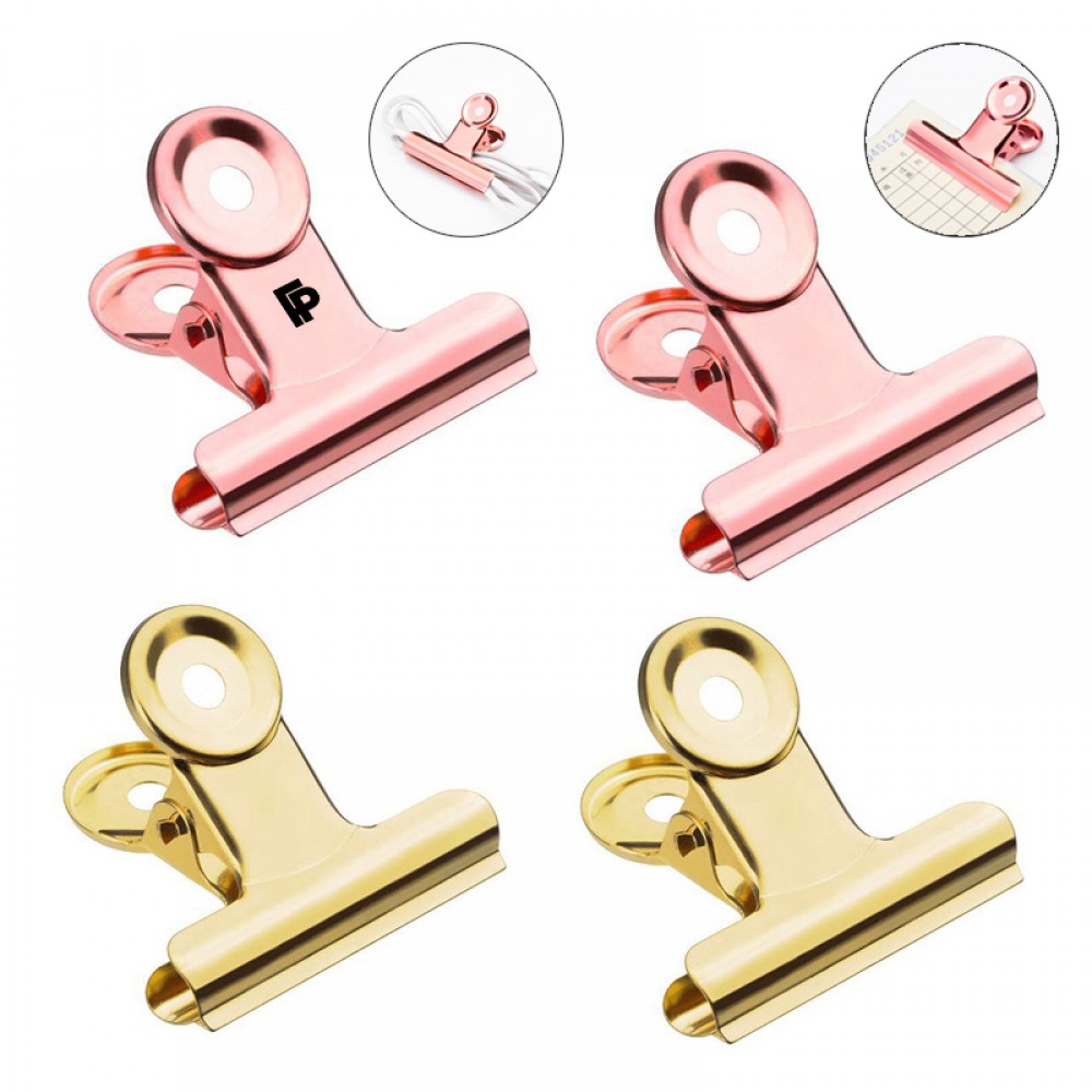 Logo Branded All Purpose Metal Bulldog Clips / Metal Clips Bag & Food Clips Logo Branded All Purpose Metal Bulldog Clips / Metal Clips Bag & Food Clips