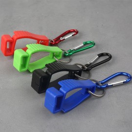 Logo Branded Work Glove Clip w/Carabiners  Logo Branded Work Glove Clip w/Carabiners