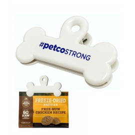 Logo Branded Union Printed - Bone Shaped Bag Sealing Clip with 1-Color Logo