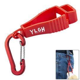 Customized Plastic Clip With Flat Carabiner