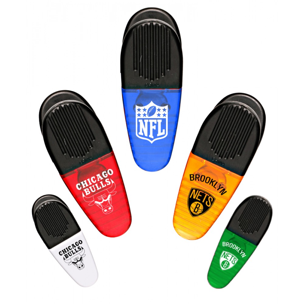 Oblong Magnetic Memo Clip with Logo Oblong Magnetic Memo Clip with Logo