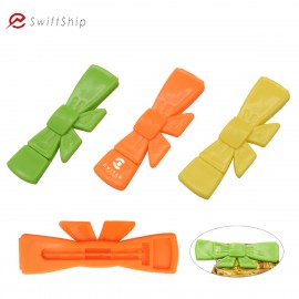 Bow Shape Food Bag Sealing Clips with Logo
